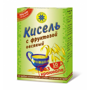 Кисель "Овсяный" овсяно-льняной с фруктозой 150г 1/40